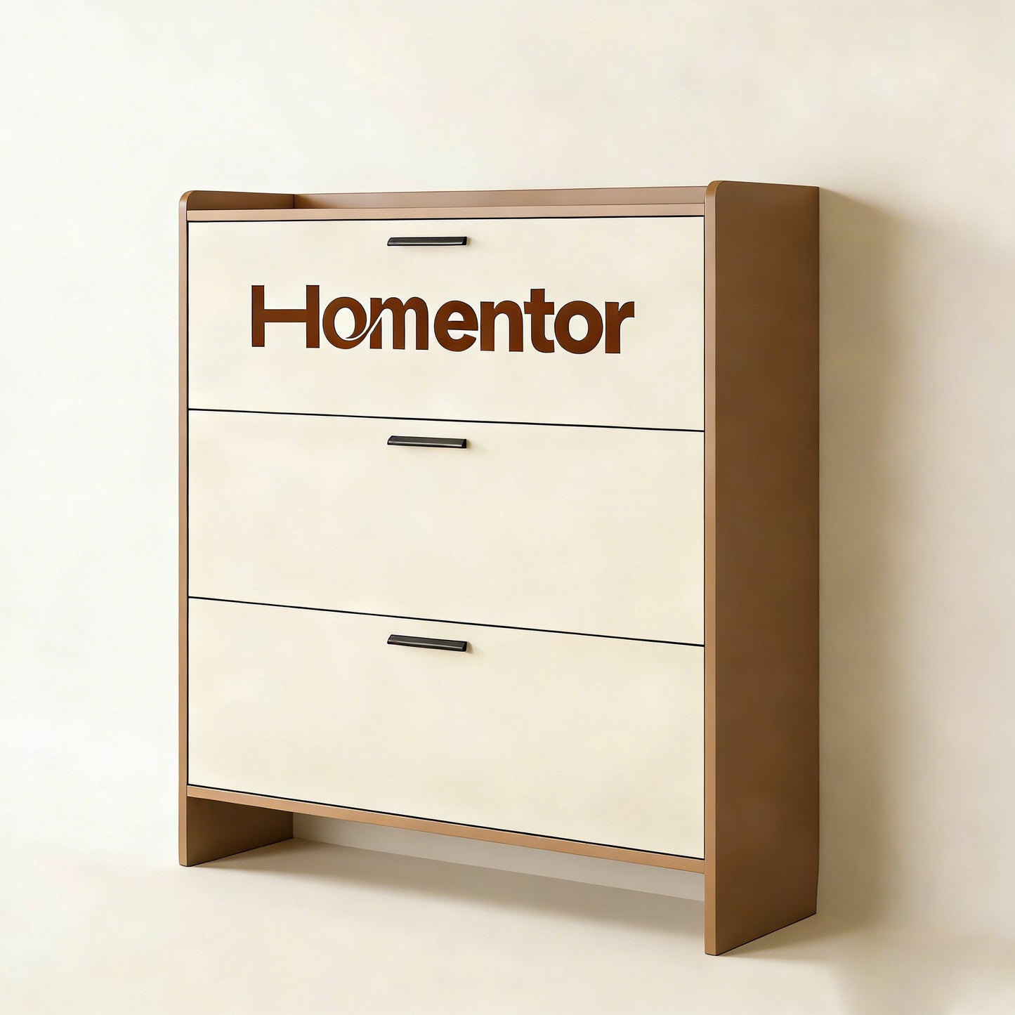 Homentor Slim Tipping Shoe Cabinet, Large Capacity Entryway Shoe Storage, Modern Narrow Shoe Rack with Multiple Flip Drawers Shoe cabinets
