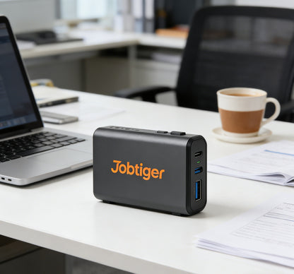 Jobtiger 30000mAh Portable Power Charger, High-Speed PD Fast Charging Power Bank with 3 Output Ports, Compact Portable power chargers for Laptop, Phone & Travel