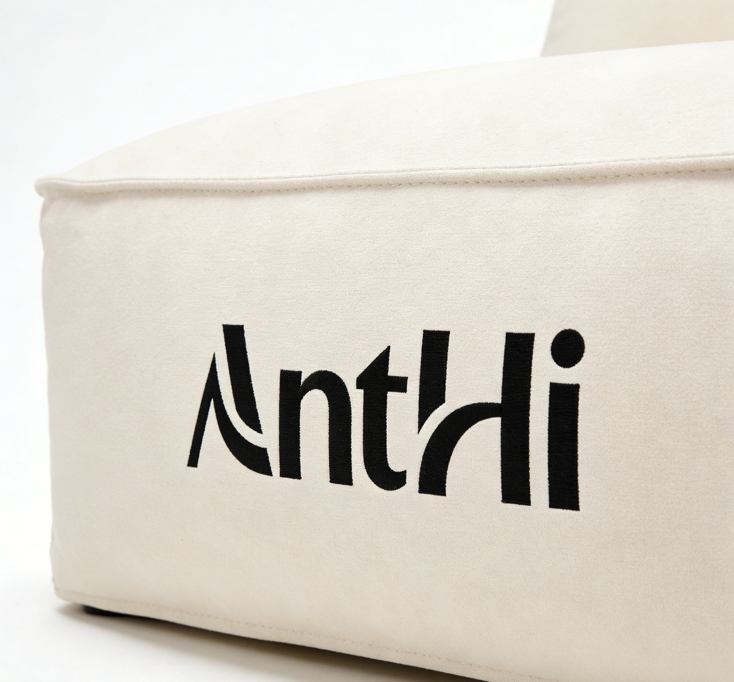 AnthHi Integrated Tatami Floor Seat Pads with Backrest, Soft Suede Fabric Lazy Sofa Seat Pads, Removable Washable Design with Side Pocket for Bay Window, Living Room, Bedroom