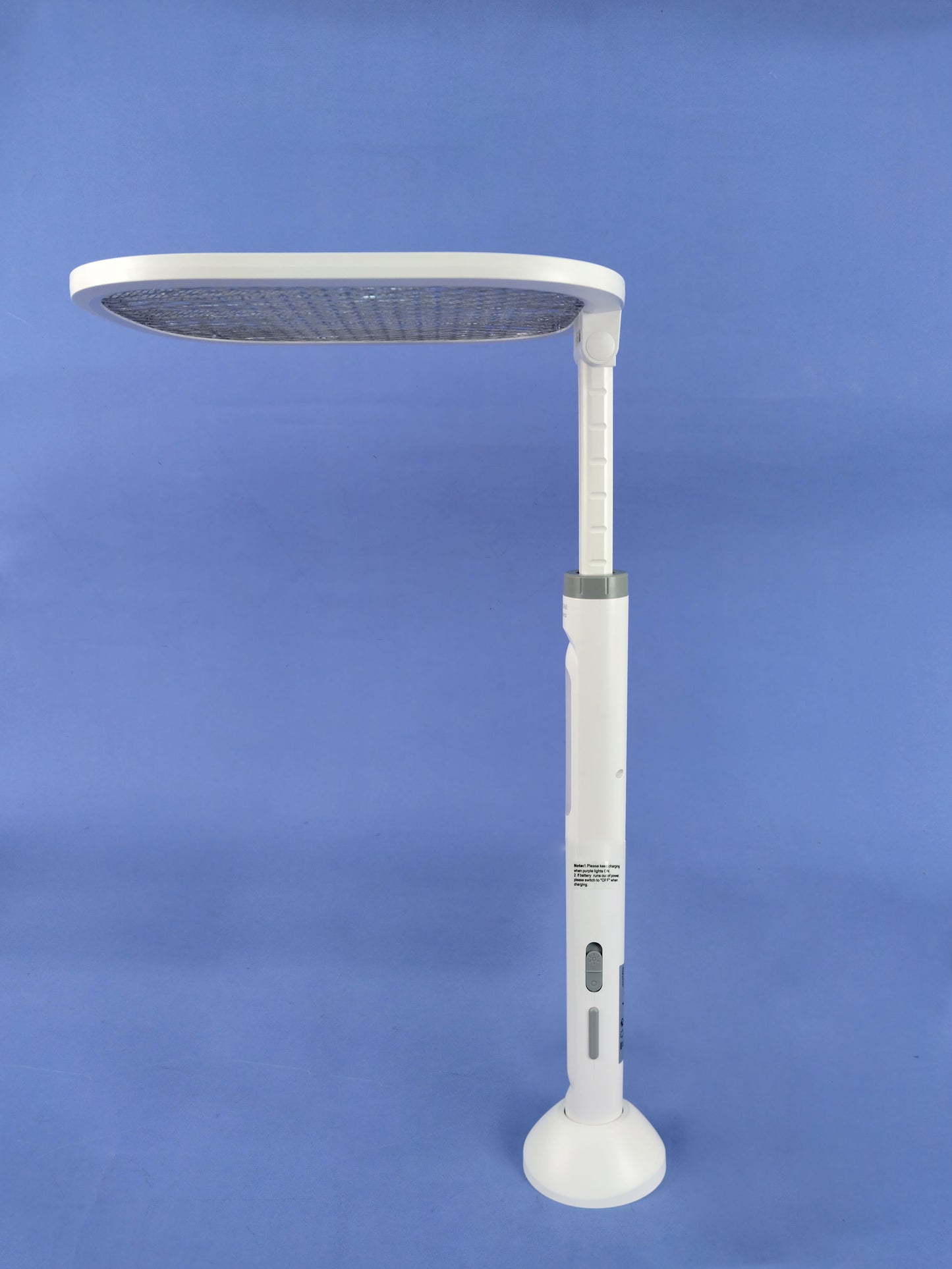 ELWIAE Foldable & Telescopic Electric Mosquito Swatter, 2-in-1 UV Mosquito Killer Lamp, Rechargeable Fly Zapper with 3-Layer Safety Mesh, Long-Lasting Lithium Battery, Base & LED Light, Physical Pest Control for Home Use