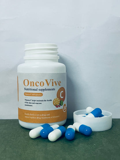 OncoVive Vitamin C Soft Capsules, Nutritional Supplements for Skin and Mucous Membrane Health
