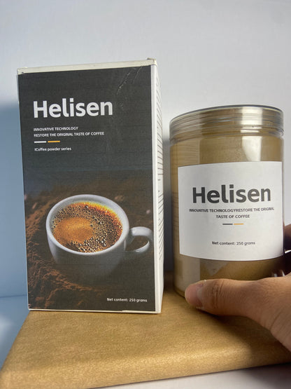 Helisen Coffee Instant Cold Brew Coffee Granules Medium Dark Roast Non-GMO Jar
