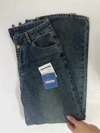 Entelodont Jeans Retro Gray Jeans - A Dual Gift of Comfort and Trend