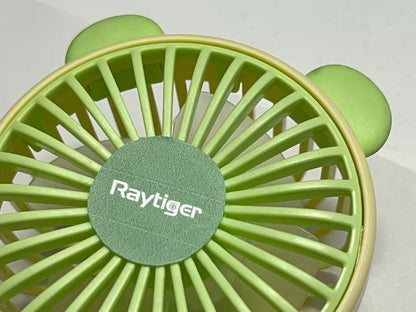 [Raytiger Electric fans]-Bear Handheld Fan - 3-Speed Portable USB Rechargeable Fan