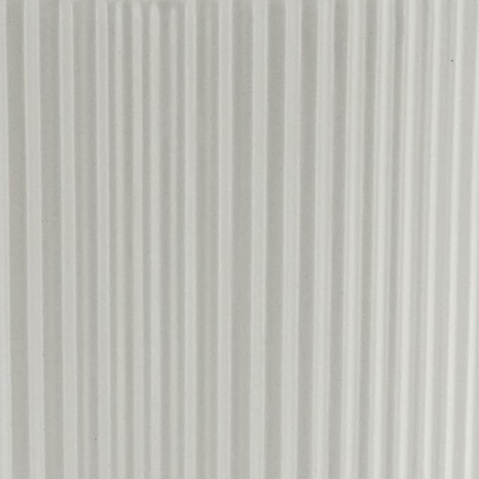 Lazyweek Flowerpots Basics Fluted Ceramic Planter White 8-lnch