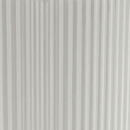 Lazyweek Flowerpots Basics Fluted Ceramic Planter White 8-lnch