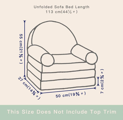 MISSHAPPY Sofas,Kids Sofa Baby Sleeping Bed Soft Foam Chair Bear Design Kids Reading Sofa Kids Playing Sofa for Living Room