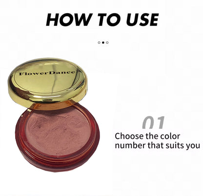FlowerDance blush Natural, healthy glow for any skin type