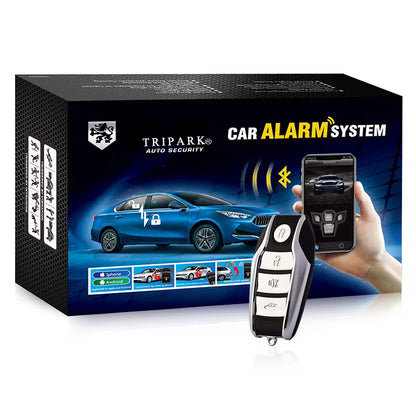 TRIPARK Anti-theft devices for vehicles Remote Starter for Car Pre-Warm The Car Remotely One Key Start Keyless Entry Lock Unlock The Car, Open Trunk for Car Open Trunk with Remote Key or Phone