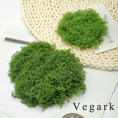 Vegark Artificial plants, other than Christmas trees Simulation Artificial Moss Natural Green Lawn Handmade DIY Gardening Art Wall Flower Shop Bonsai Landscape Decoration