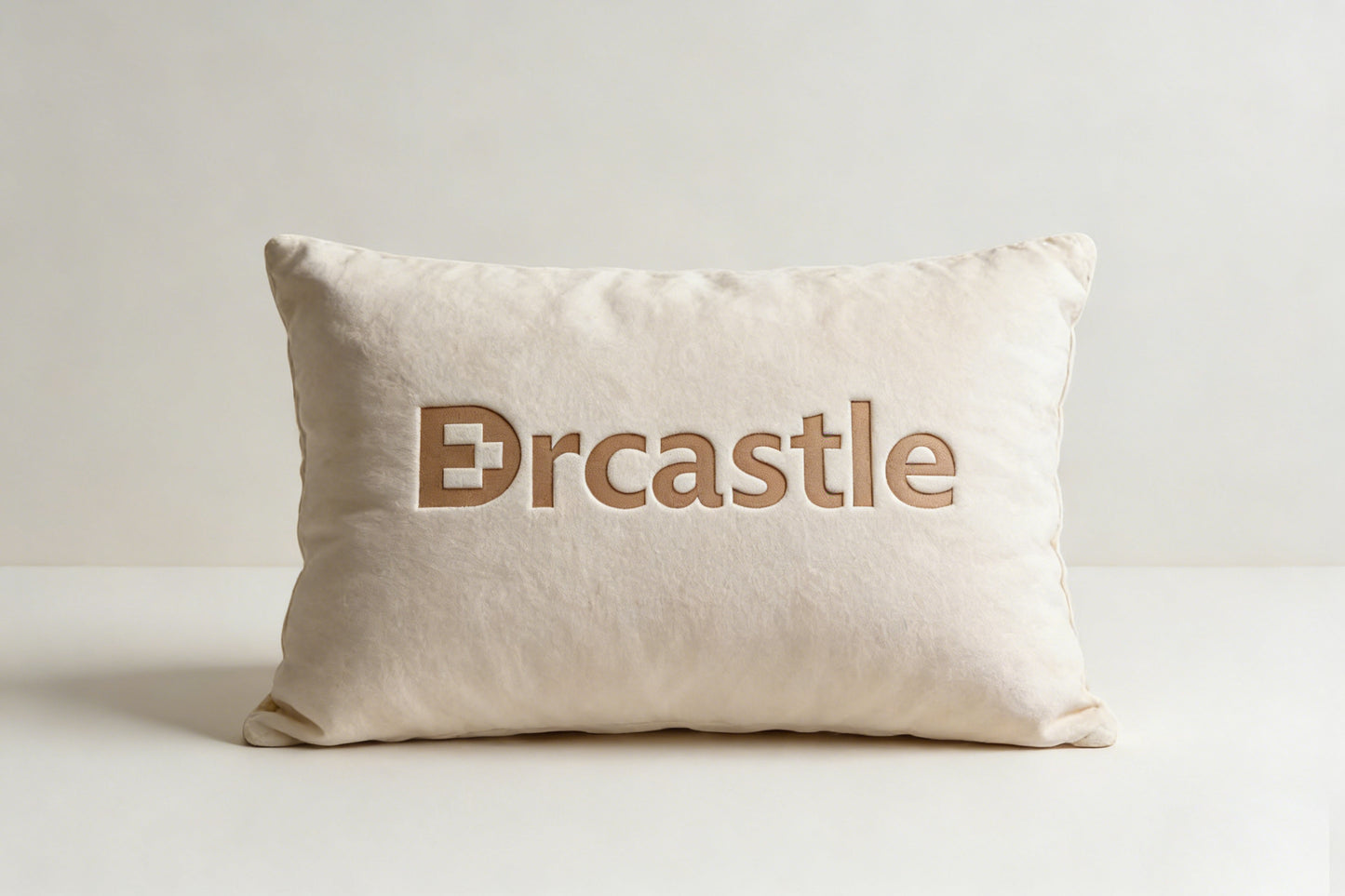 Drcastle Velvet Lumbar Pillow, Luxury Embroidered Rectangular Throw Pillow, Removable Washable Cover Decorative Pillow for Sofa, Bed, Office, Modern Home Decor Accent Pillow