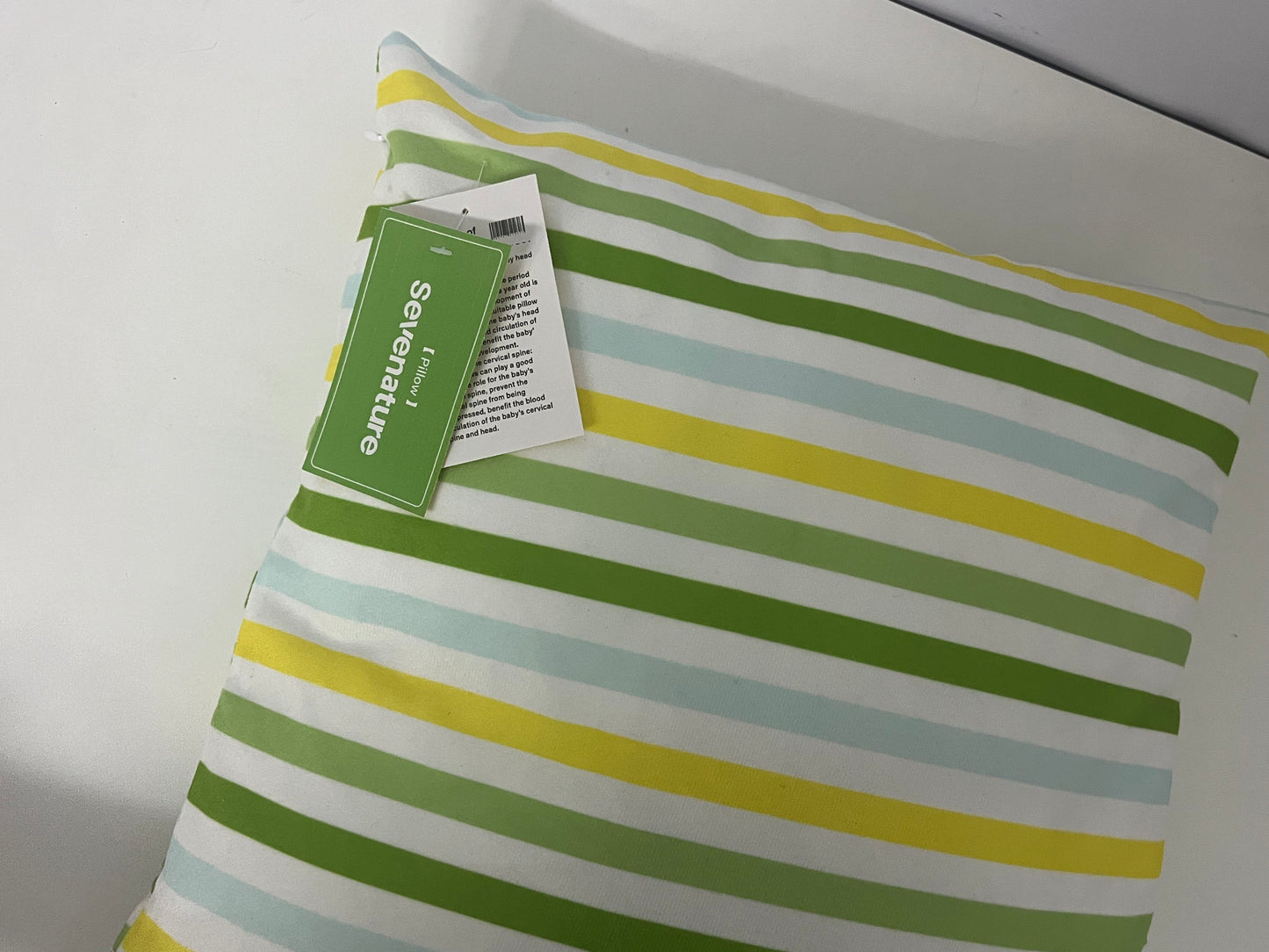 [Sevenature Pillows]——Sevenature Fresh Stripe Pillow - Nordic Style Throw Pillow for Living Room Sofa