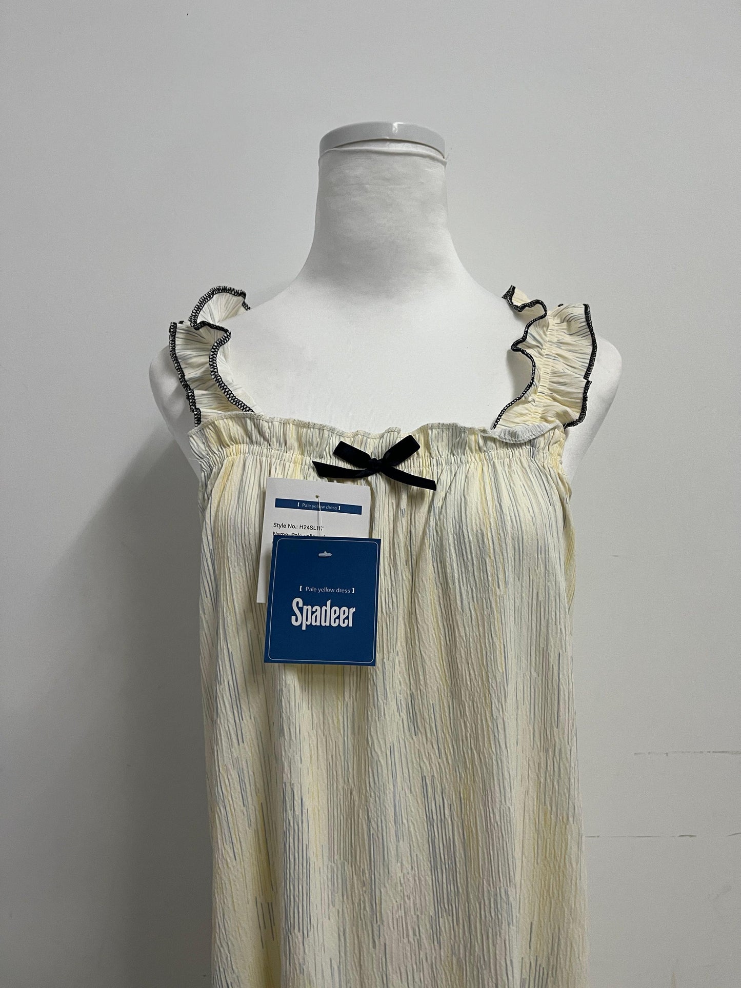 Spadeer Sleepwear Women's Sleeveless Nightgown, Sweet Ruffled Home Dress