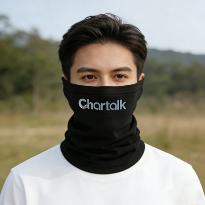 Chartalk Multi-Functional Neck Gaiter Neckerchiefs for Men & Women, Breathable Stretch Face Cover Scarf, UV Protection Headband for Outdoor Sports, Running, Hiking