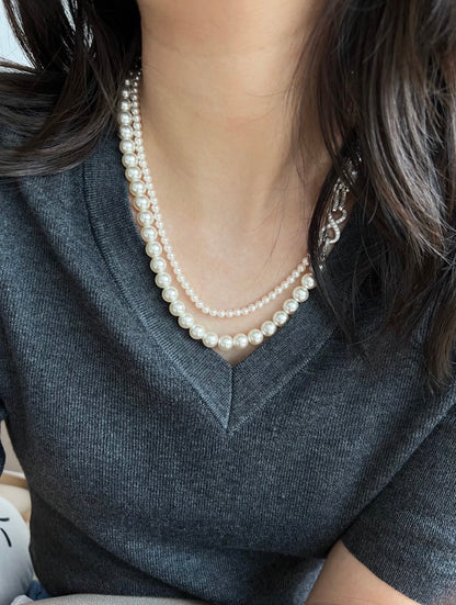 Firehoney Jewellery White Freshwater Cultured Pearl Necklace for Women