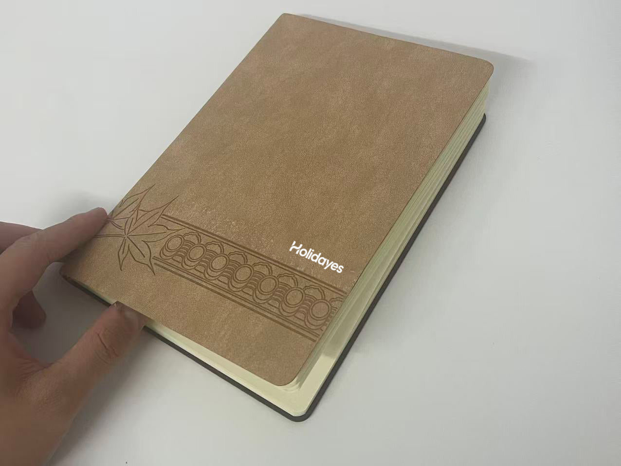 【Holidayes Embossed Pattern Paper Notebook】—— Elegant & Practical Companion for Writing
