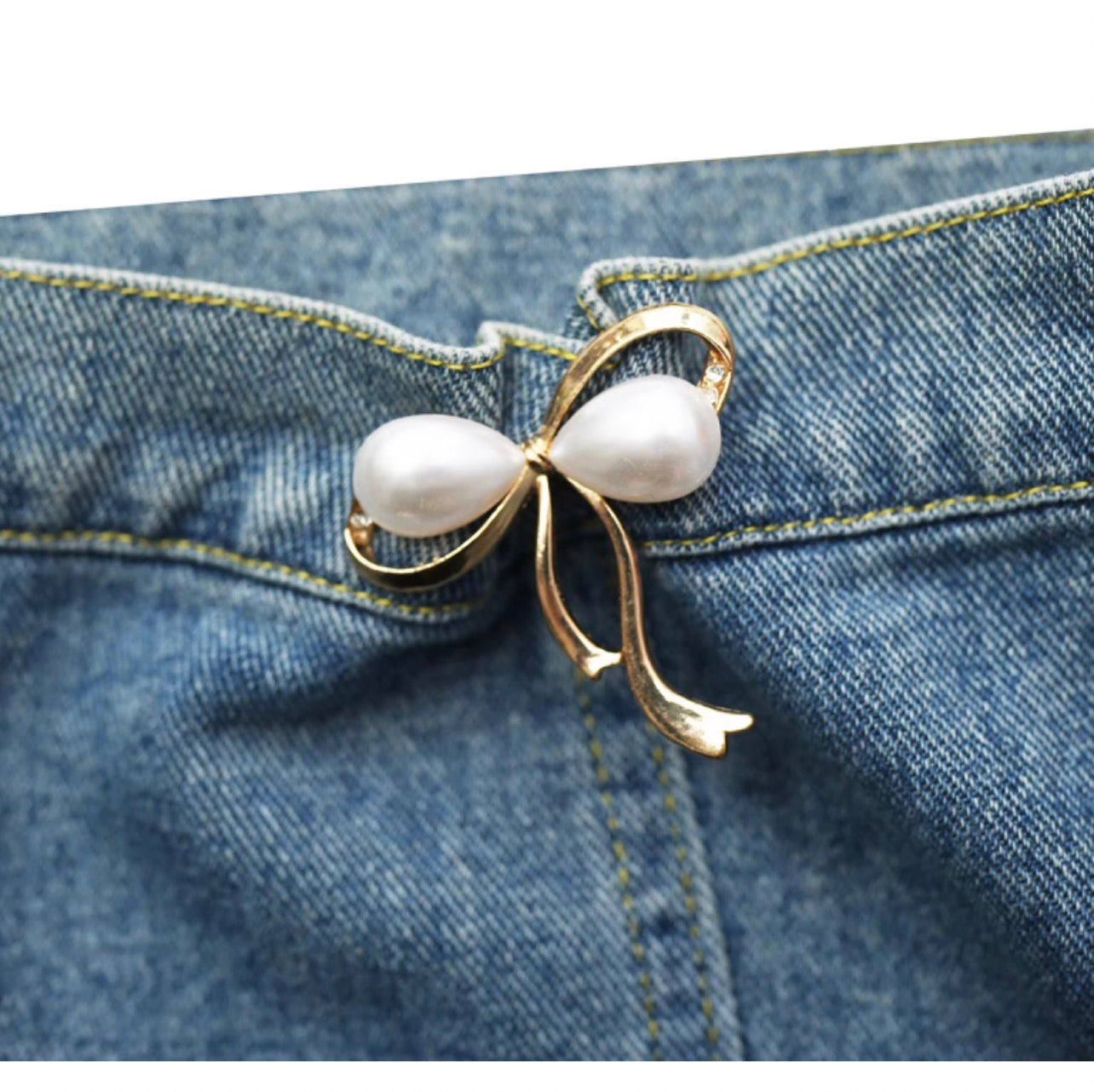 RINGBABY Brooches for clothing,Elegant Bowknot Imitation Pearl Brooch Dress Suit Bag Embellished Pins for Wedding Jewelry or Gifts