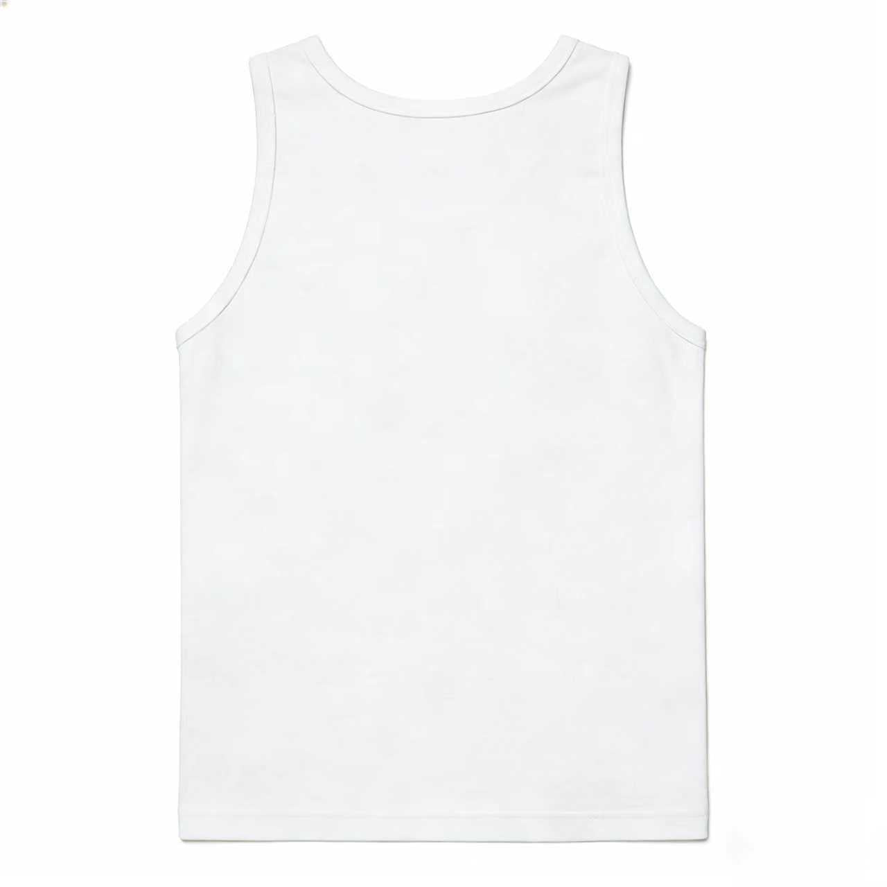 Chartalk Graphic Print Tank Tops for Men and Women, Classic Sleeveless Ribbed Cotton Vest, Casual Athletic Workout Muscle Shirts for Daily Wear