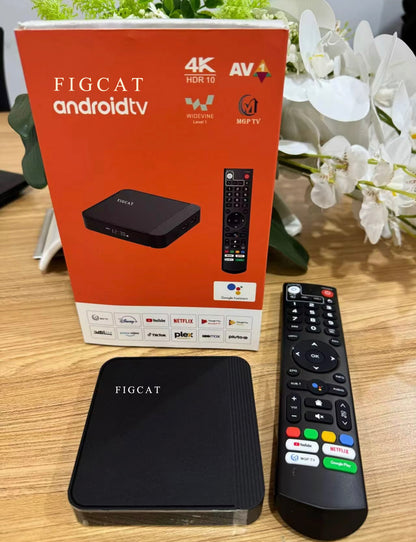 FIGCAT-Set-top boxes-High Quality Network Player S905Y4 Android 11.0 Set-top Box Quad Core 5G WiFi 4K HD TV Box