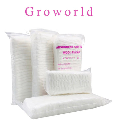 Groworld Aseptic cotton Medical Grade Bacteria Free Absorbent Cotton Wool