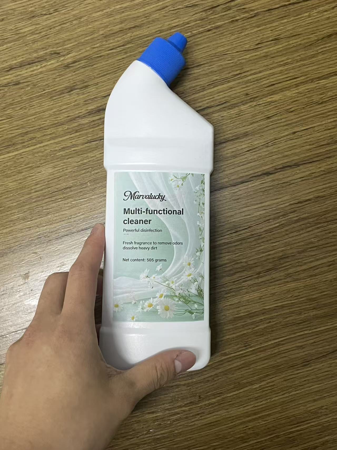 Marvalucky All-Purpose Cleaner, Powerful Stain Removal & Disinfection, Fresh Fragrance Odor Eliminator, Multi-Surface Household Cleaning Liquid, 505g
