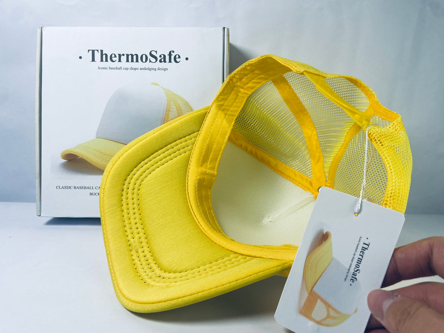 ThermoSafe Caps being headwear Blank Trucker Hat Bulk Mesh Cap Men and Women Baseball Cap DIY Graffiti Hot Stamping Duck Tongue Cap