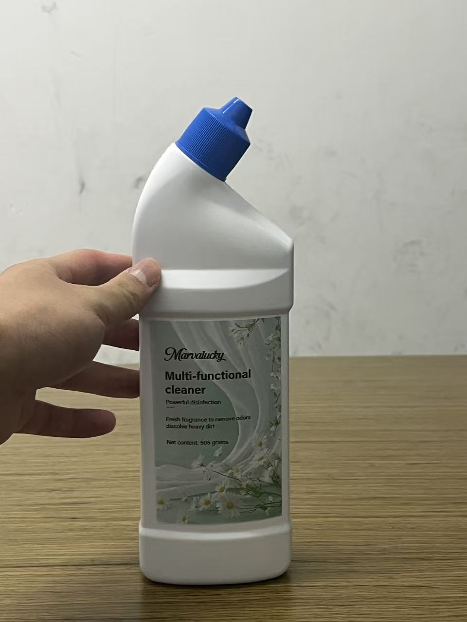 Marvalucky All-Purpose Cleaner, Powerful Stain Removal & Disinfection, Fresh Fragrance Odor Eliminator, Multi-Surface Household Cleaning Liquid, 505g