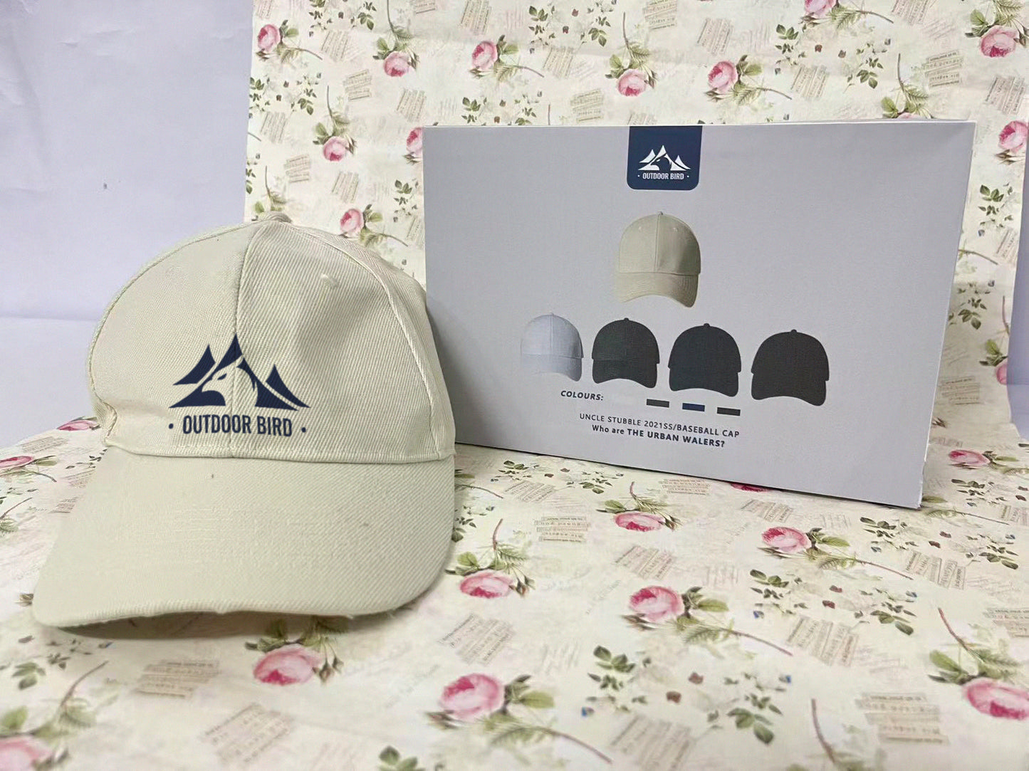 OUTDOOR BIRD Hats Mountain Outdoors Baseball Cap Embroidered Cotton Adjustable Dad Hat