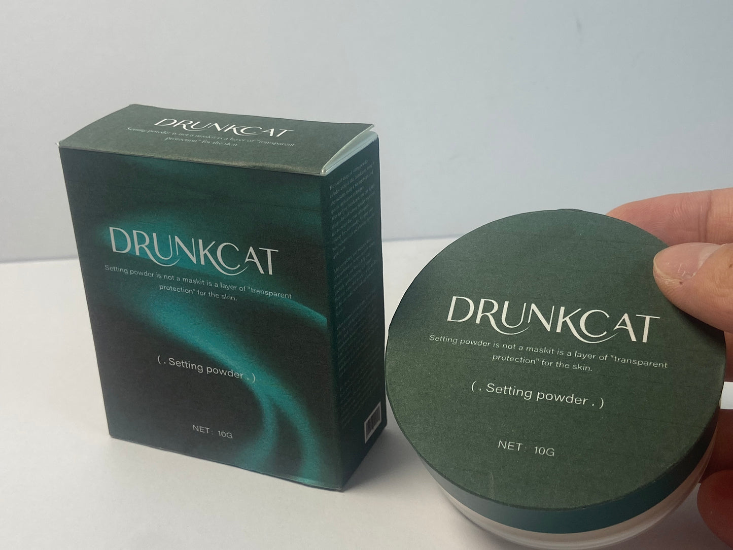 DRUNKCAT Oil Control Loose Face Powder Translucent Setting Powder Smooth Lightweight&Long Lasting Makeup Setting Foundation Powder, Matte Tint