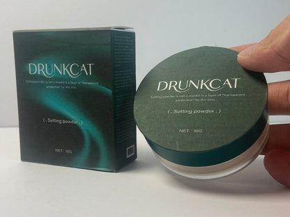 DRUNKCAT Oil Control Loose Face Powder Translucent Setting Powder Smooth Lightweight&Long Lasting Makeup Setting Foundation Powder, Matte Tint