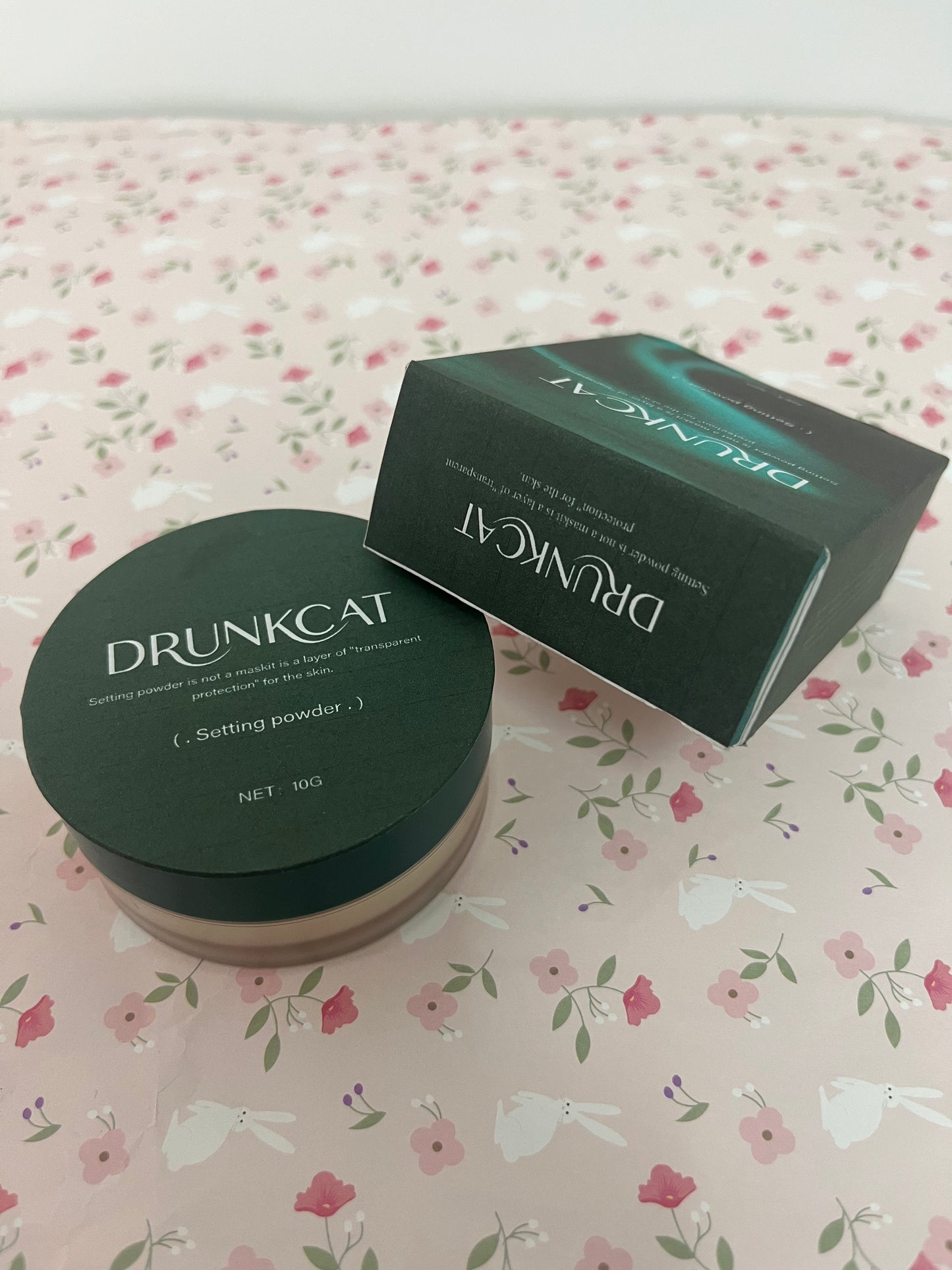 DRUNKCAT Oil Control Loose Face Powder Translucent Setting Powder Smooth Lightweight&Long Lasting Makeup Setting Foundation Powder, Matte Tint