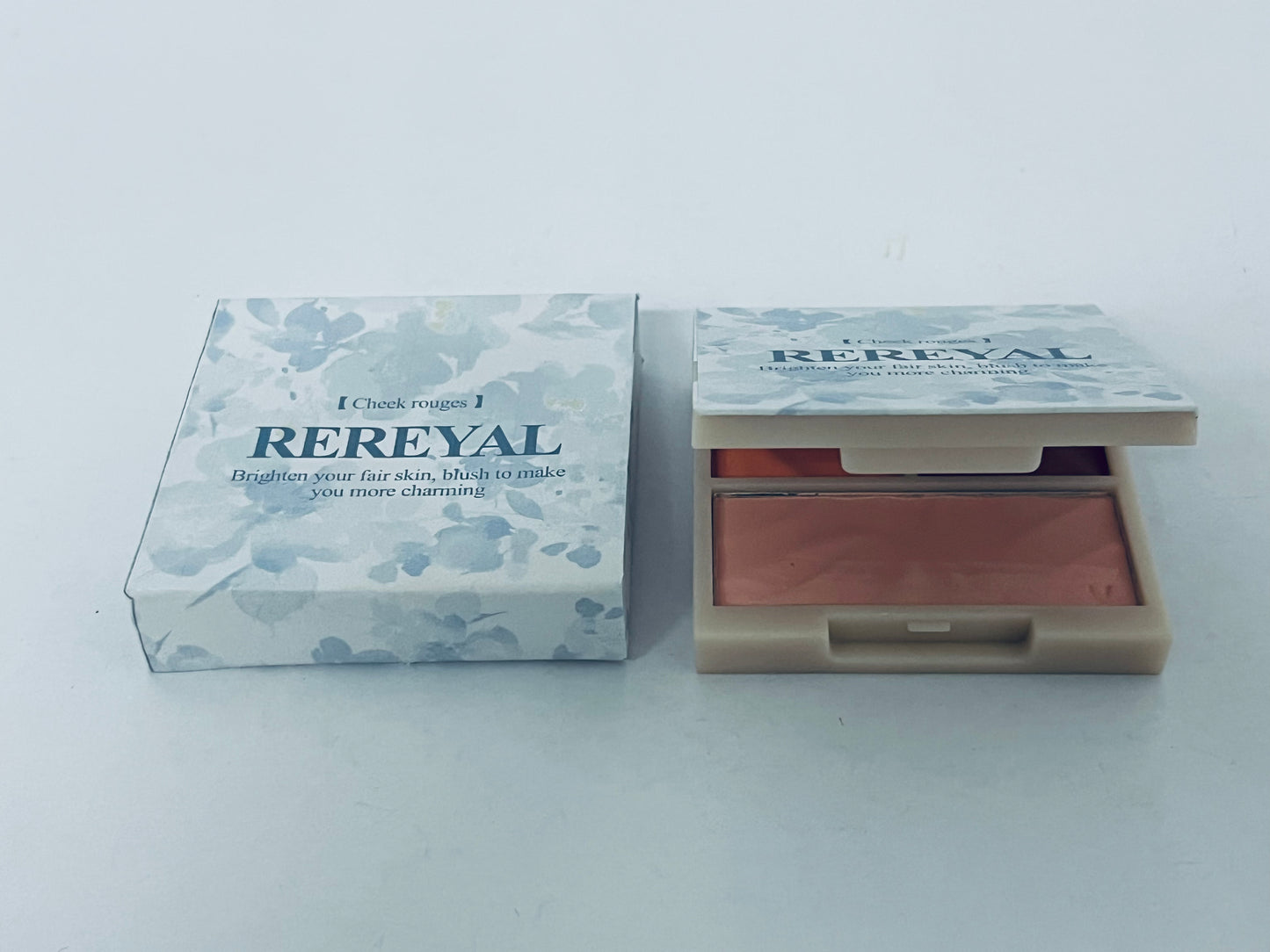 REREYAL 3D Blush Palette, Multi-Use Makeup Powder Blush Palette Cream Blush For Cheeks, Lightweight, Smooth, Blendable,Creates a Flawless, Radiant Look