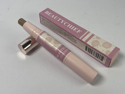 BEAUTYCHIEF Highlighter make-up Cream Contour Stick,Cream Bronzer Highlighter Makeup Stick,Velvet Texture Soft and Smooth Long Lasting Waterproof Contour Stick for Women Girls - Deep