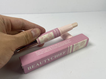 BEAUTYCHIEF Highlighter make-up Cream Contour Stick,Cream Bronzer Highlighter Makeup Stick,Velvet Texture Soft and Smooth Long Lasting Waterproof Contour Stick for Women Girls - Deep