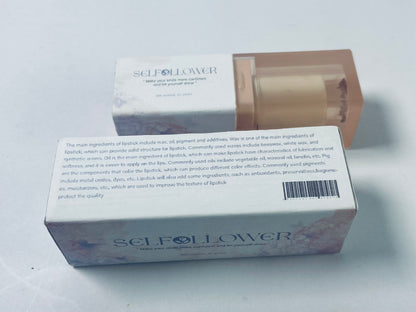 SELFOLLOWER Lipstick, Richly Pigmented, Nourishing & Long-Lasting Creamy Lipstick, Infused With Jojoba, Vegan & Cruelty-Free, No Regrets