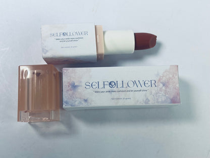 SELFOLLOWER Lipstick, Richly Pigmented, Nourishing & Long-Lasting Creamy Lipstick, Infused With Jojoba, Vegan & Cruelty-Free, No Regrets