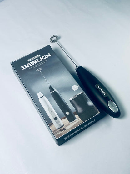 DAWLION Portable Automatic Battery Operated Electric Milk Frother, Egg Beater, Powerful Whisk Handheld Foam Maker Blender, Stainless Steel