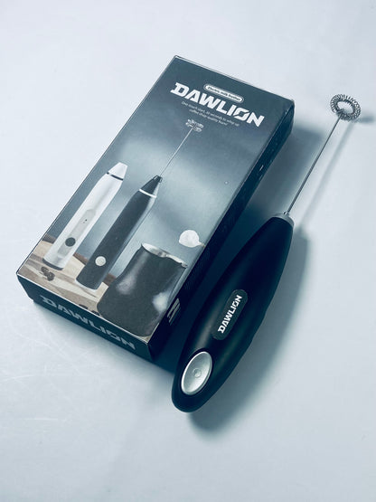 DAWLION Portable Automatic Battery Operated Electric Milk Frother, Egg Beater, Powerful Whisk Handheld Foam Maker Blender, Stainless Steel