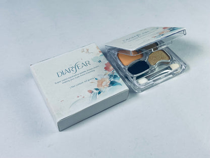 DIARYEAR Eye Enhancer,Eyeshadow Quad,Easy to Wear