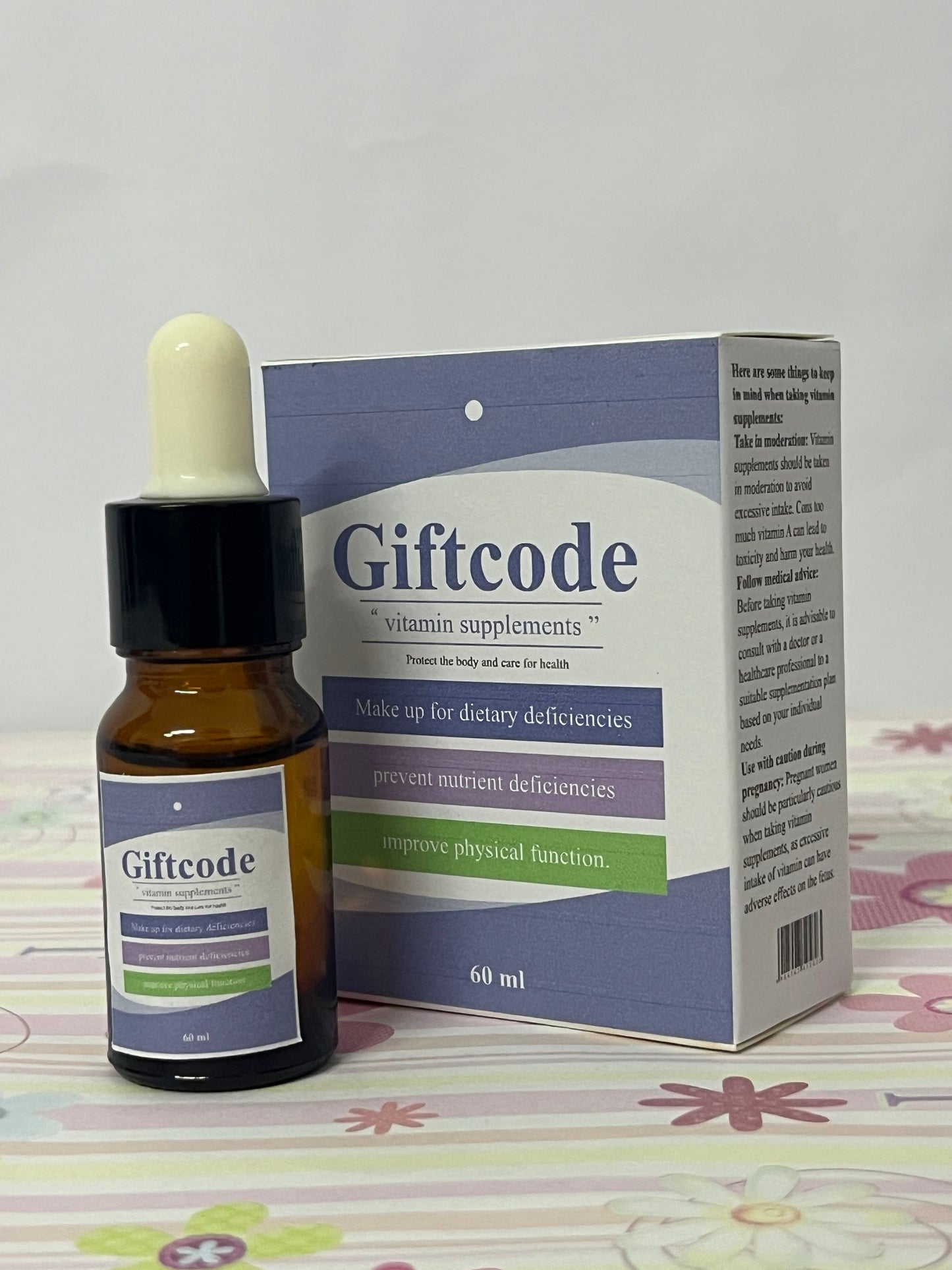 Giftcode vitamin supplements Organic Vitamin B-Complex Liquid Drops