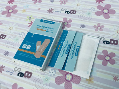 Giftcode sticking plasters Flexible Fabric Adhesive Bandages for Comfortable Flexible Protection & Wound Care of Minor Cuts, Scrapes, Wounds