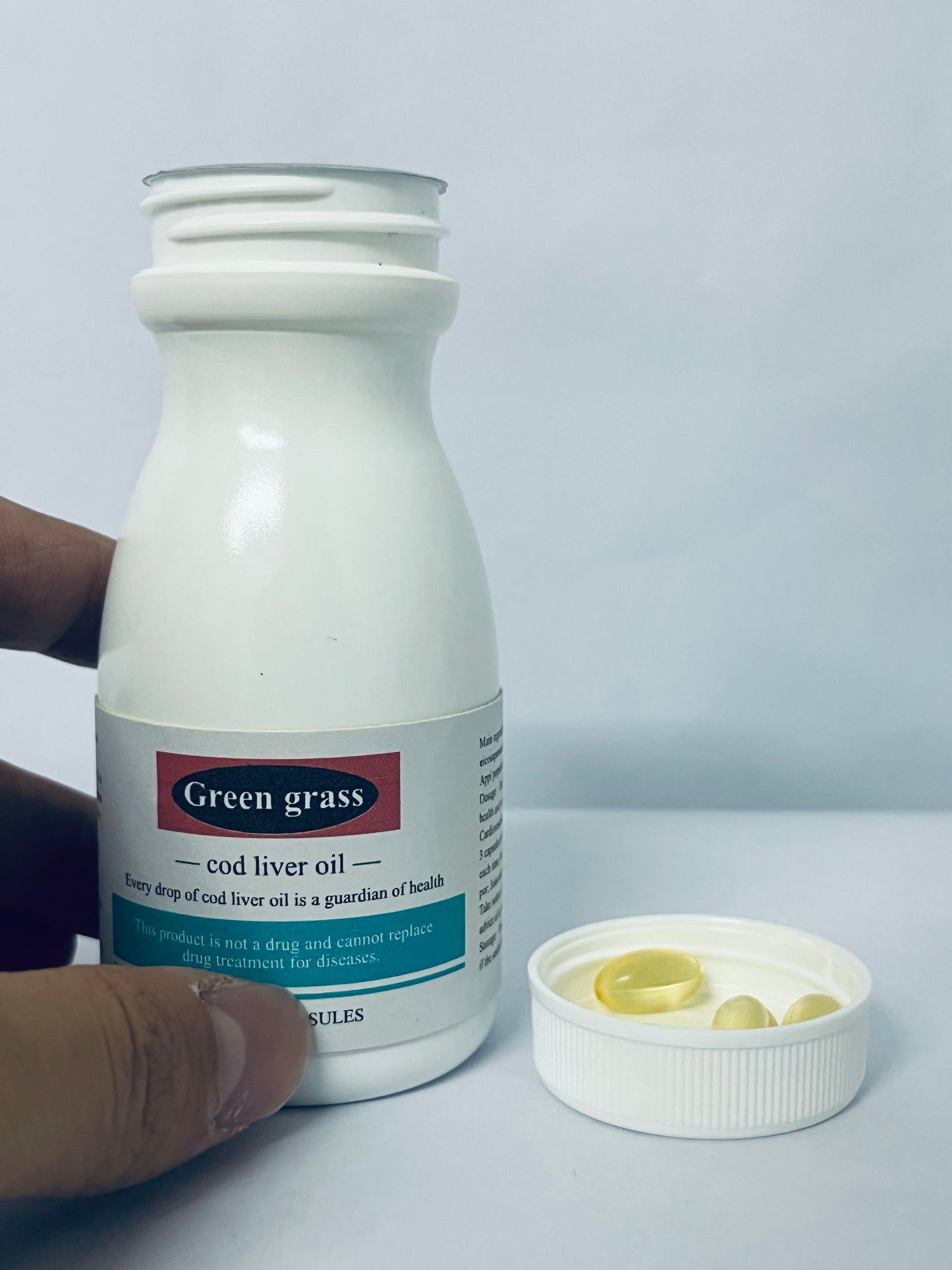 Green grass cod liver oil Fermented Cod Liver Oil Blend and Concentrated Butter Oil Blend - 400 Capsules