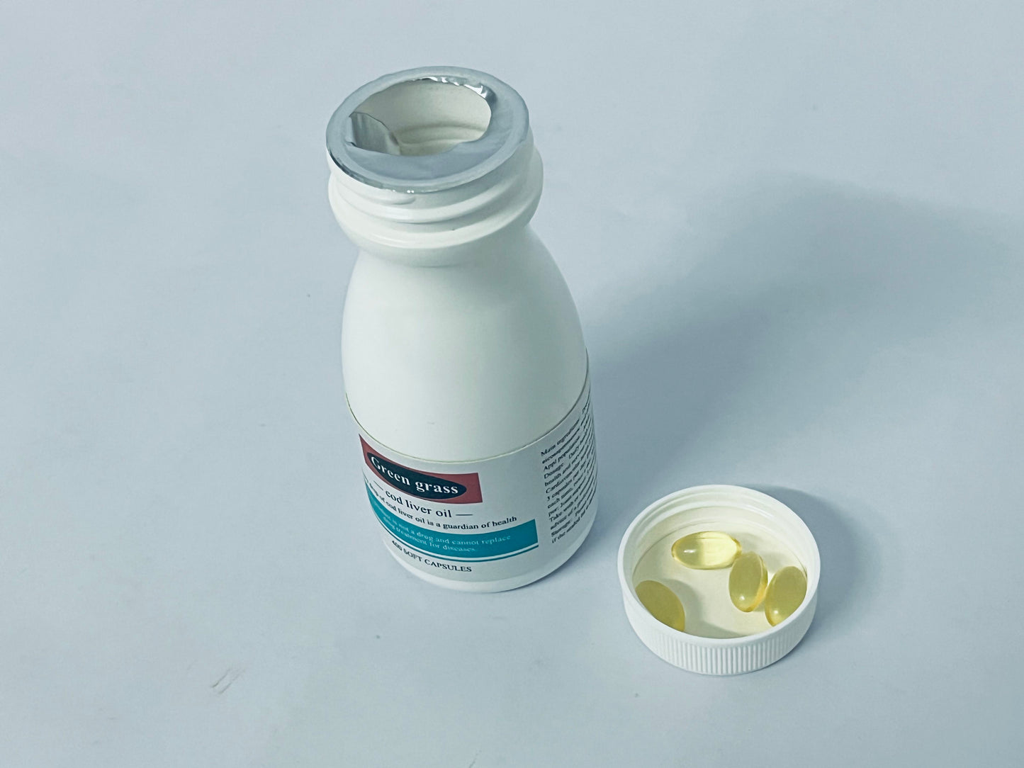 Green grass cod liver oil Fermented Cod Liver Oil Blend and Concentrated Butter Oil Blend - 400 Capsules