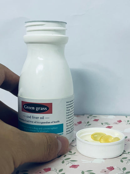Green grass cod liver oil Fermented Cod Liver Oil Blend and Concentrated Butter Oil Blend - 400 Capsules