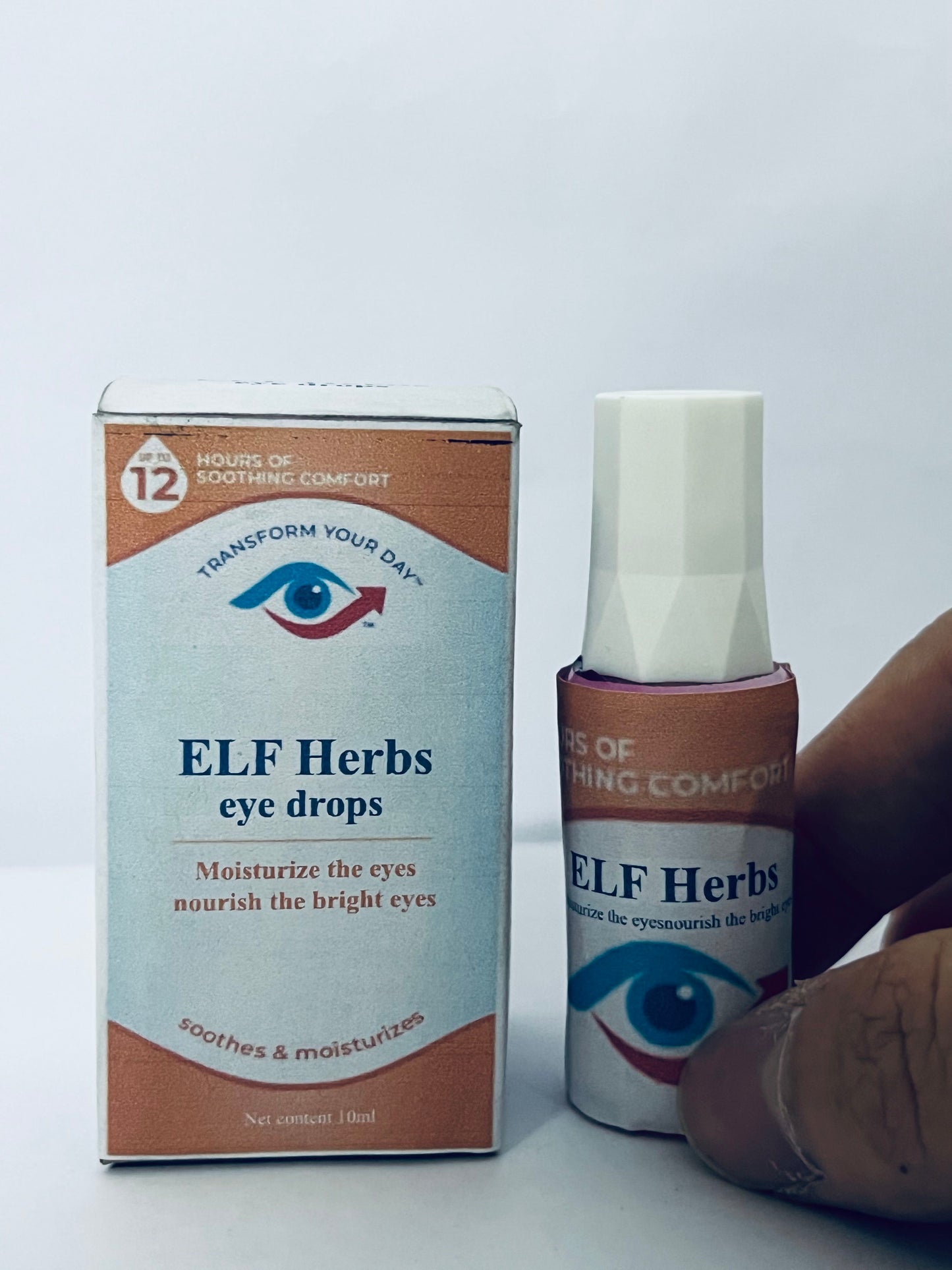 ELF Herbs eye drops Advanced Eye Relief, Lubricant Eye Drops for Dry Eyes, Moisturizing & Soothing, Replenishes Tears for Fast Relief