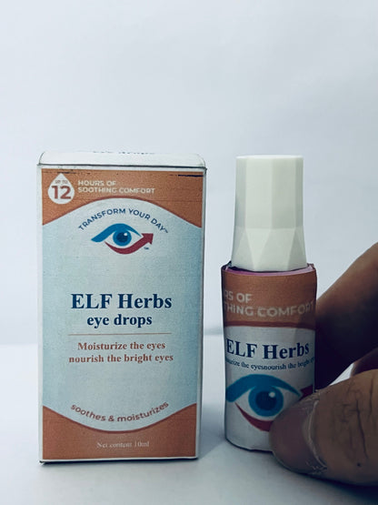 ELF Herbs eye drops Advanced Eye Relief, Lubricant Eye Drops for Dry Eyes, Moisturizing & Soothing, Replenishes Tears for Fast Relief