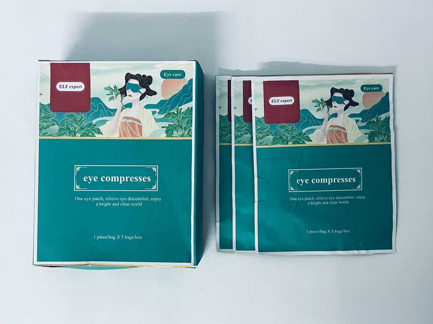 ELF expert eye compresses Steam Eye Masks for Dry Eyes, Warm Compress Relief for Eye Fatigue & Puffiness, Self Heating Eye Mask, Disposable Travel Essentials, Spa Relaxation Gift for Women