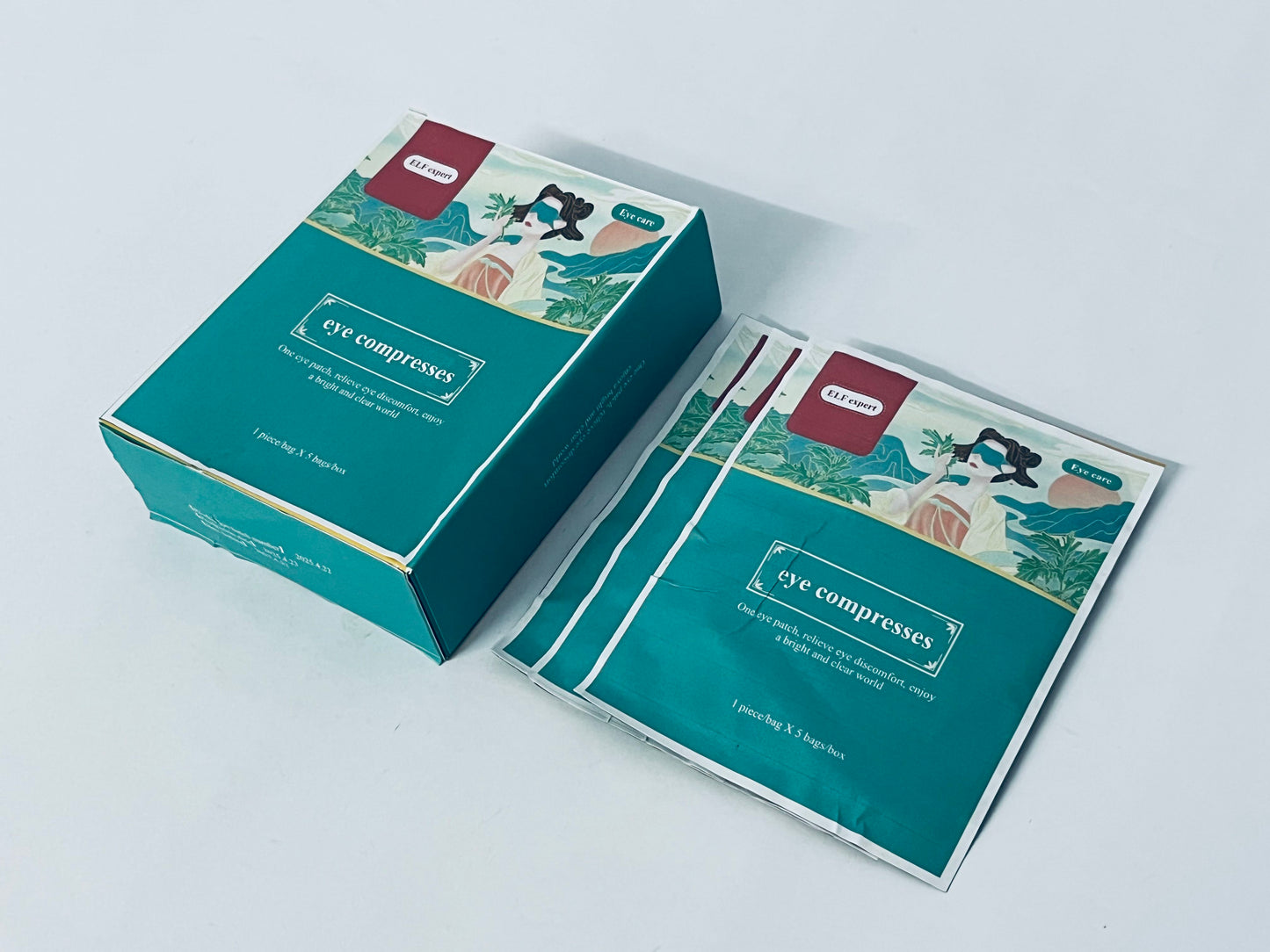ELF expert eye compresses Steam Eye Masks for Dry Eyes, Warm Compress Relief for Eye Fatigue & Puffiness, Self Heating Eye Mask, Disposable Travel Essentials, Spa Relaxation Gift for Women