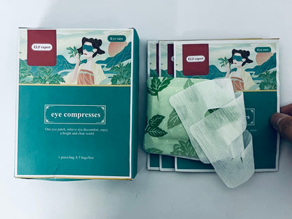 ELF expert eye compresses Steam Eye Masks for Dry Eyes, Warm Compress Relief for Eye Fatigue & Puffiness, Self Heating Eye Mask, Disposable Travel Essentials, Spa Relaxation Gift for Women