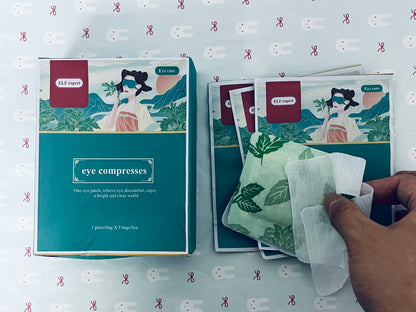 ELF expert eye compresses Steam Eye Masks for Dry Eyes, Warm Compress Relief for Eye Fatigue & Puffiness, Self Heating Eye Mask, Disposable Travel Essentials, Spa Relaxation Gift for Women